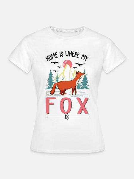Fuchs Geschenk Rotfuchs - Frauen T-Shirt - Weiß