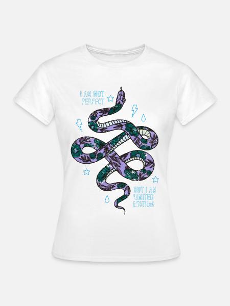 Schlange - Frauen T-Shirt - Weiß