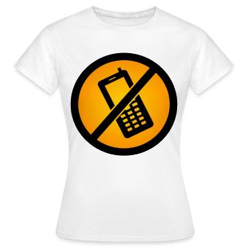 Hygiene Verlassenes Telefon - Frauen T-Shirt - Weiß - Vorne - AI Model Female 172 dark (172cm)