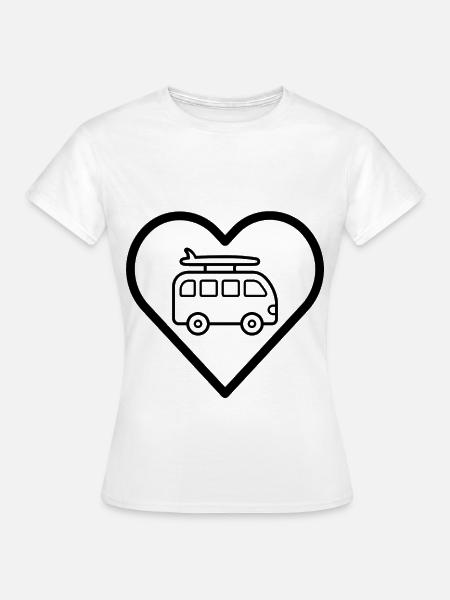 Van im Herz - Frauen T-Shirt - Weiß