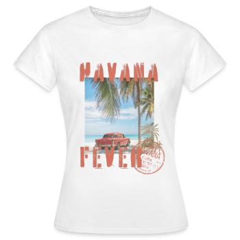 Fièvre de La Havane - T-shirt Femme - blanc - Devant - AI Model Female 172 dark (172cm)