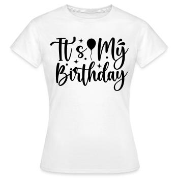 Birthday Queen 3 Happy Birthday - Women's T-Shirt - white - Front - AI Model Female 172 dark (172cm)
