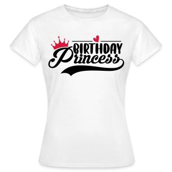 Birthday Queen 12 Joyeux anniversaire - T-shirt Femme - blanc - Devant - AI Model Female 172 dark (172cm)