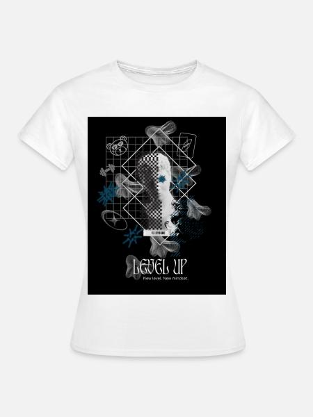 Black_Noir_SurrealismeT-shirtGrowthMindsetErfolgErfolg. - Frauen T-Shirt - Weiß