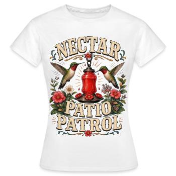 NECTAR PATIO PATROL - Women's T-Shirt - white - Front - AI Model Female 172 dark (172cm)