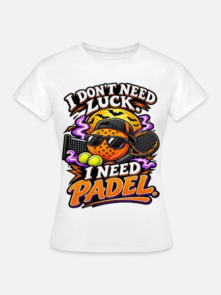 I Need Padel - Padel Spruch - Frauen T-Shirt - Weiß