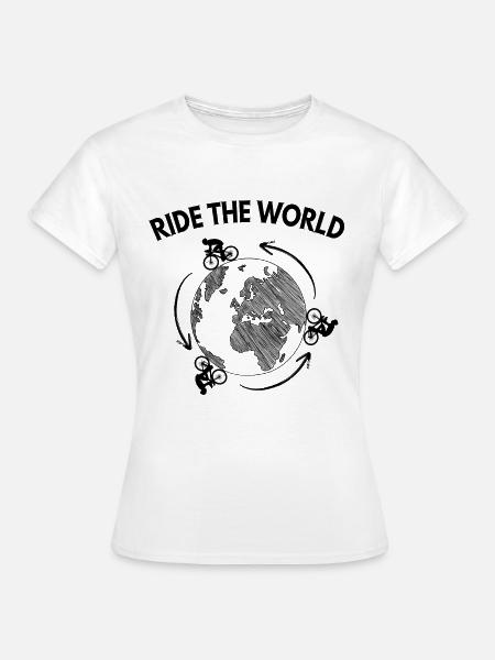 Cadeau cyclisme maillot cycliste - T-shirt Femme - blanc