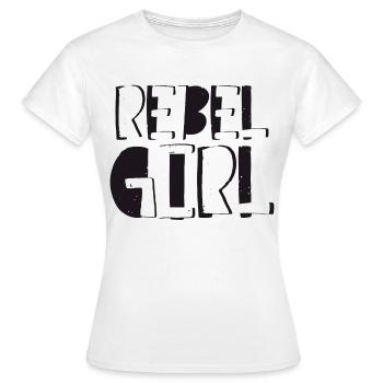 Rebel Girl Punk Graffiti cadeau Geschenk - T-shirt Femme - blanc - Devant - AI Model Female 172 dark (172cm)