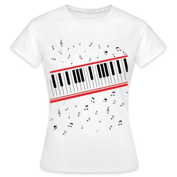 BEAT IT MJTshirt - T-shirt Femme - blanc - Devant - AI Model Female 172 dark (172cm)