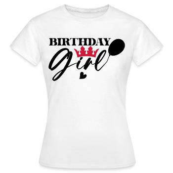 Birthday Queen 13 Happy Birthday - Women's T-Shirt - white - Front - AI Model Female 172 dark (172cm)