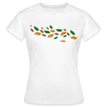 Automne - T-shirt Femme - blanc - Devant - AI Model Female 172 dark (172cm)