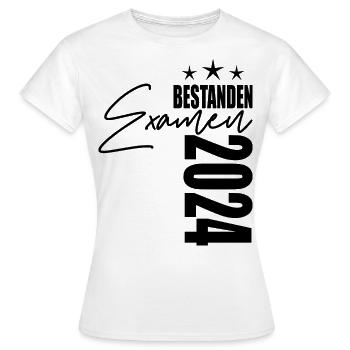 Examen 2024 - Frauen T-Shirt - Weiß - Vorne - AI Model Female 172 dark (172cm)