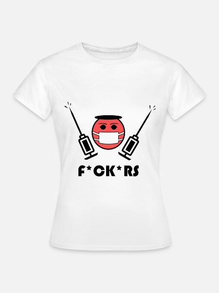 Die Pandemie schlägt zurück - Frauen T-Shirt - Weiß