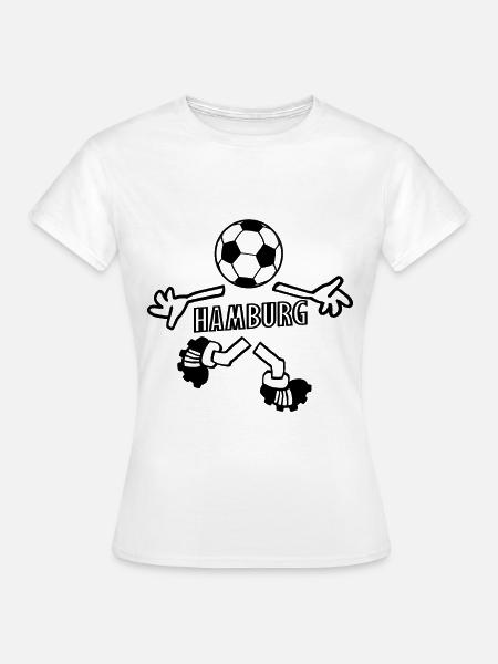 Stadt Hamburg - Frauen T-Shirt - Weiß