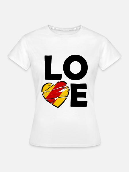 Meine Liebe Badnerland - Frauen T-Shirt - Weiß