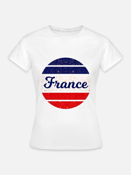 Die Franzosen - Frauen T-Shirt - Weiß