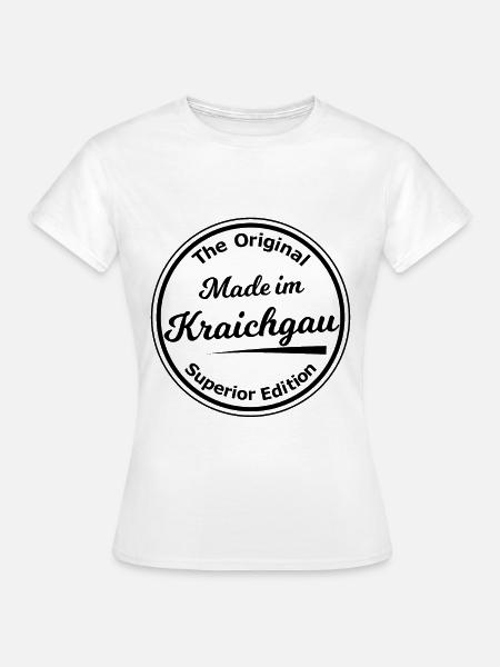Hergestellt im Kraichgau - Frauen T-Shirt - Weiß
