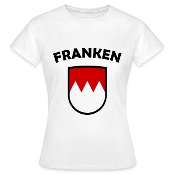 Les Francs du sud de l’Allemagne - T-shirt Femme - blanc - Devant - AI Model Female 172 dark (172cm)