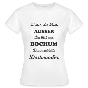 Fans de la région de la Ruhr - T-shirt Femme - blanc - Devant - AI Model Female 172 dark (172cm)