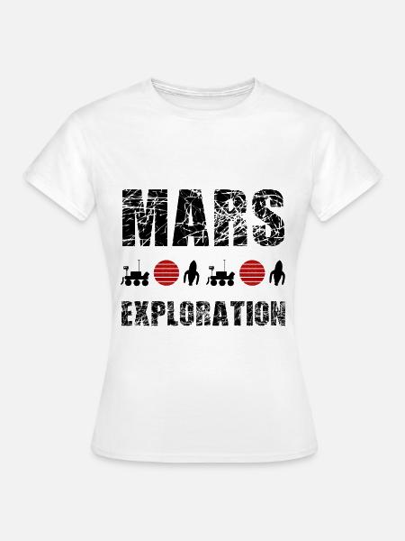 Das Raumfahrt Entdecker Team - Frauen T-Shirt - Weiß