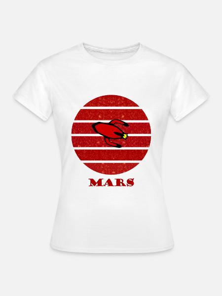 Die Reise zum Mars - Frauen T-Shirt - Weiß