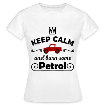 Entraînez votre moteur thermique - T-shirt Femme - blanc - Devant - AI Model Female 172 dark (172cm)
