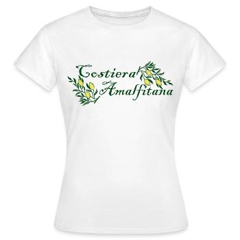 Amalfi, Positano, Sorrento, Neapel - Frauen T-Shirt - Weiß - Vorne - AI Model Female 172 dark (172cm)
