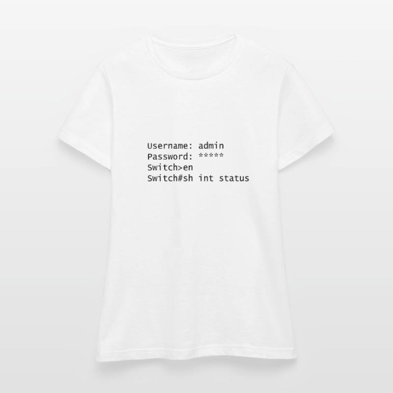 switch network administrator Admin Engineer Women's T-Shirt