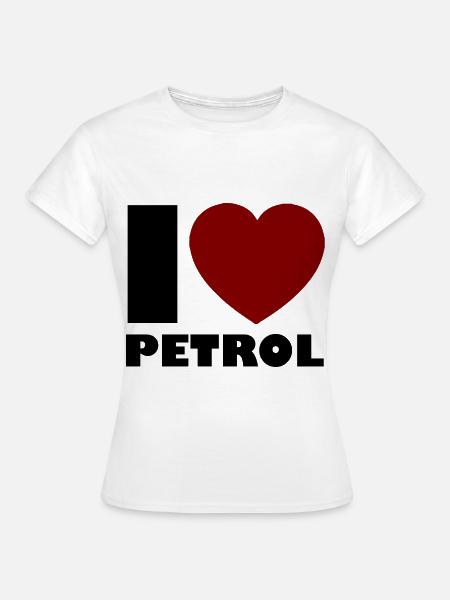 Die Benzin Autofahrer - Frauen T-Shirt - Weiß