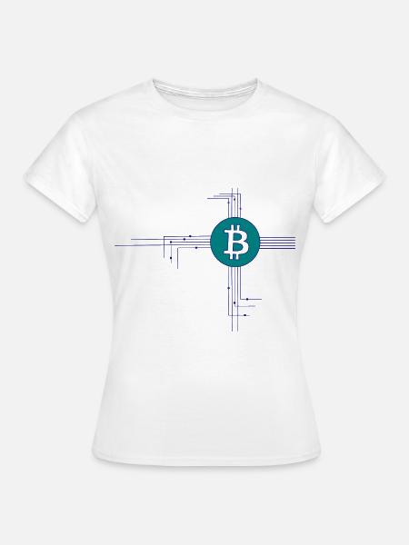 Die Blockchain Drähte - Frauen T-Shirt - Weiß