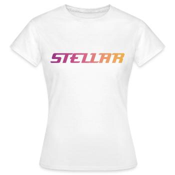 Stellar De l’autre Étoile Stardust Starseed Star - T-shirt Femme - blanc - Devant - AI Model Female 172 dark (172cm)