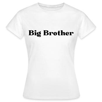 BIG BRO. BIG BROTHER - Women's T-Shirt - white - Front - AI Model Female 172 dark (172cm)