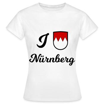 The Nuremberg - Women's T-Shirt - white - Front - AI Model Female 172 dark (172cm)