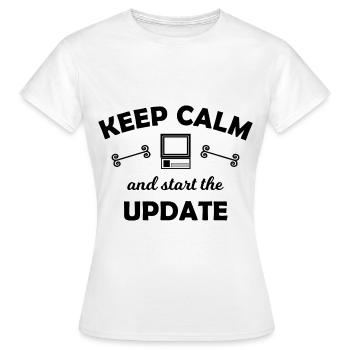 Les programmeurs - T-shirt Femme - blanc - Devant - AI Model Female 172 dark (172cm)