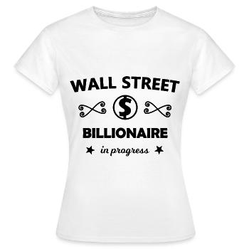 Die Wall Street Aktionäre - Frauen T-Shirt - Weiß - Vorne - AI Model Female 172 dark (172cm)