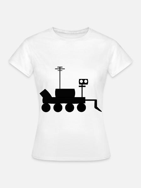 Der Mars Entdecker - Frauen T-Shirt - Weiß