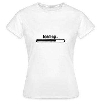 Laden - Frauen T-Shirt - Weiß - Vorne - AI Model Female 172 dark (172cm)