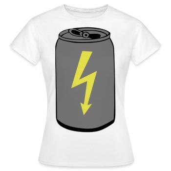 Energy Drink Dose - Frauen T-Shirt - Weiß - Vorne - AI Model Female 172 dark (172cm)