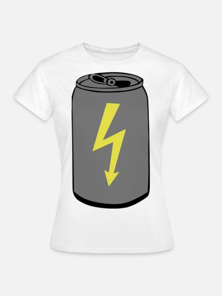 Energy Drink Dose - Frauen T-Shirt - Weiß