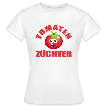 Tomate Tomaten - Frauen T-Shirt - Weiß - Vorne - AI Model Female 172 dark (172cm)