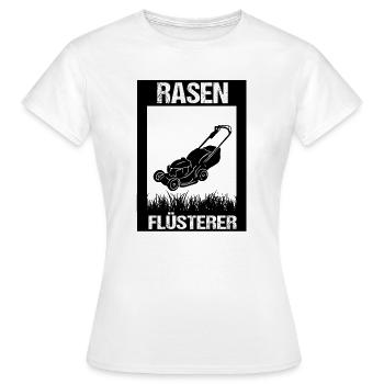 Rasen Flüsterer - Frauen T-Shirt - Weiß - Vorne - AI Model Female 172 dark (172cm)