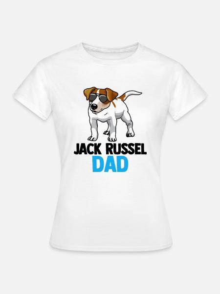 Jack Russell Russel - Maglietta da donna - bianco
