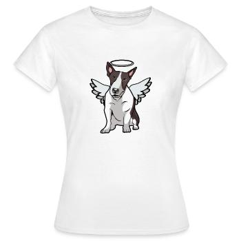 Bull terrier - T-shirt Femme - blanc - Devant - AI Model Female 172 dark (172cm)