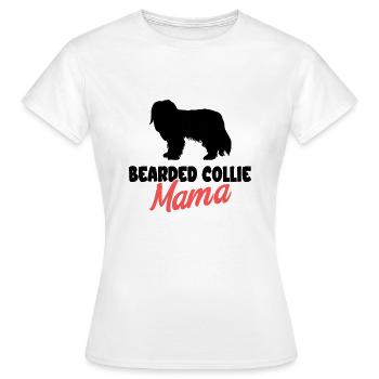 Bearded Collie - Frauen T-Shirt - Weiß - Vorne - AI Model Female 172 dark (172cm)