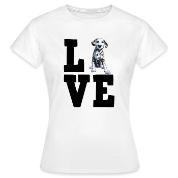Dalmatian - Women's T-Shirt - white - Front - AI Model Female 172 dark (172cm)