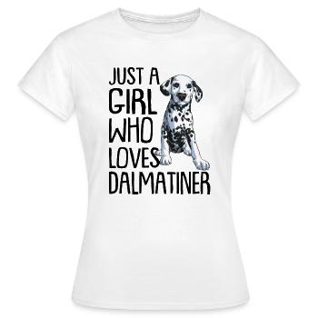 Dalmatian - Women's T-Shirt - white - Front - AI Model Female 172 dark (172cm)