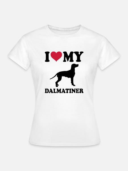 Dalmatiner - Frauen T-Shirt - Weiß