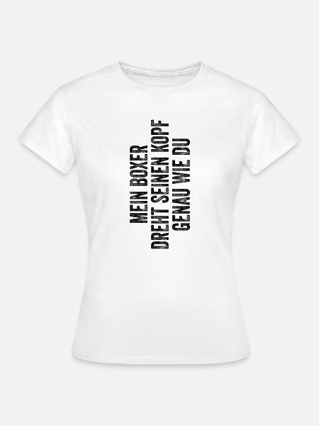 Deutscher Boxer - Frauen T-Shirt - Weiß
