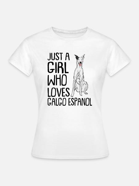 Galgo - Frauen T-Shirt - Weiß
