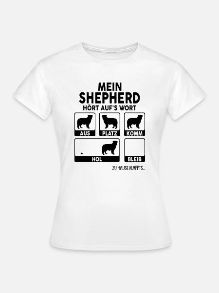 Australian Shepherd - Frauen T-Shirt - Weiß